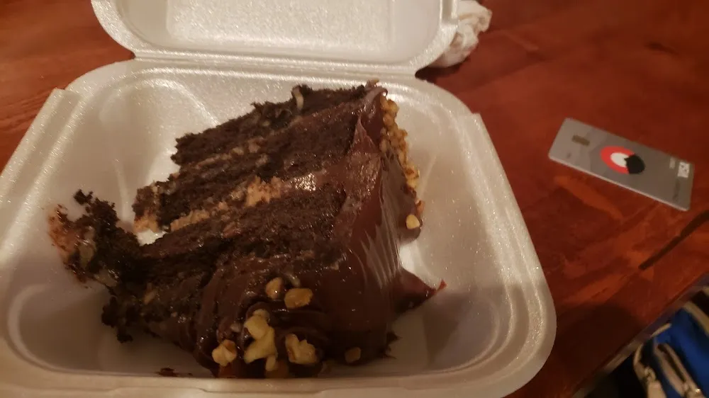 German Chocolate Cake Slice